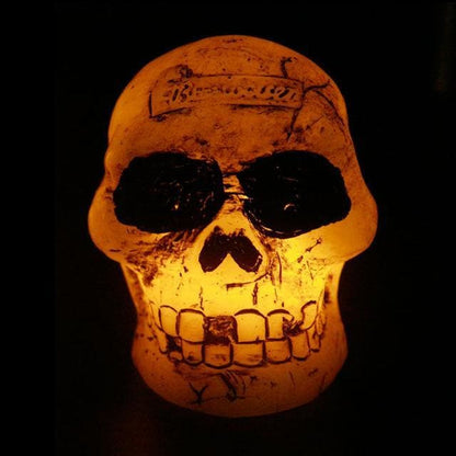 Gothic Mini Skull LED Flameless Electronic Candle Light - Egirldoll