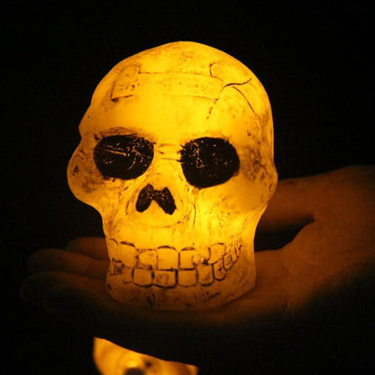 Gothic Mini Skull LED Flameless Electronic Candle Light - Egirldoll