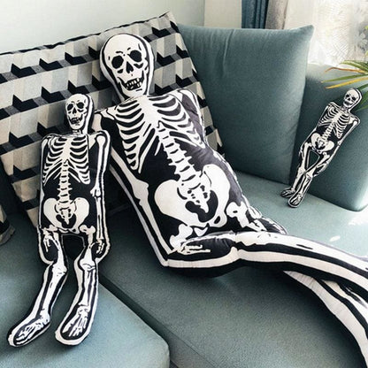 Gothic Skull Skeleton Plush Pillow EG530 - Egirldoll