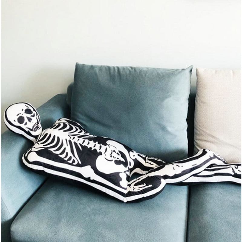 Gothic Skull Skeleton Plush Pillow EG530 - Egirldoll