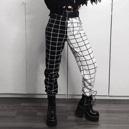 Gothic Streetwear BF Style Cargo Pants - Egirldoll