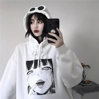 Gothic YUMEKO JABAMI Harajuku Oversized Hoodie EG053 - Egirldoll