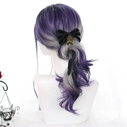 Gradient Purple Grey Wave Long Wig EG14945 - Egirldoll