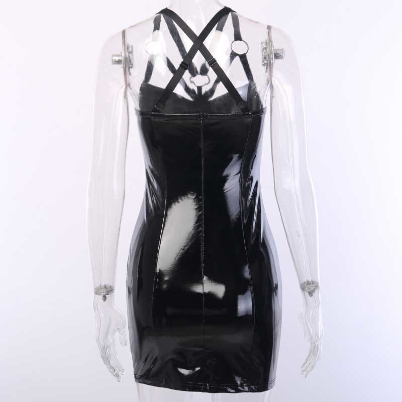 Grunge Dark Slim Gothic Cross Dress EE0915 - Egirldoll