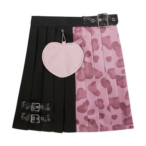 Harajuku Black Pink Animal Print Fashion Uniform ON575 -