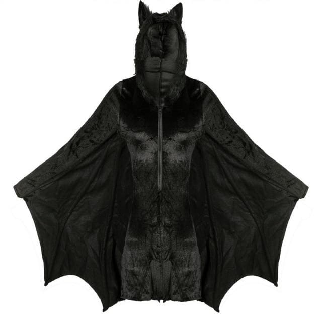 Harajuku Black Vampire Bat Cosplay Costume Horror Hoodie EG16387 - Egirldoll
