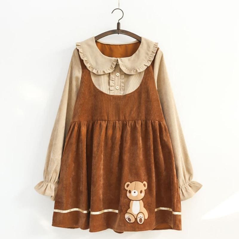 Harajuku Girl Sweet Bear Kawaii Dress FY028 - Egirldoll