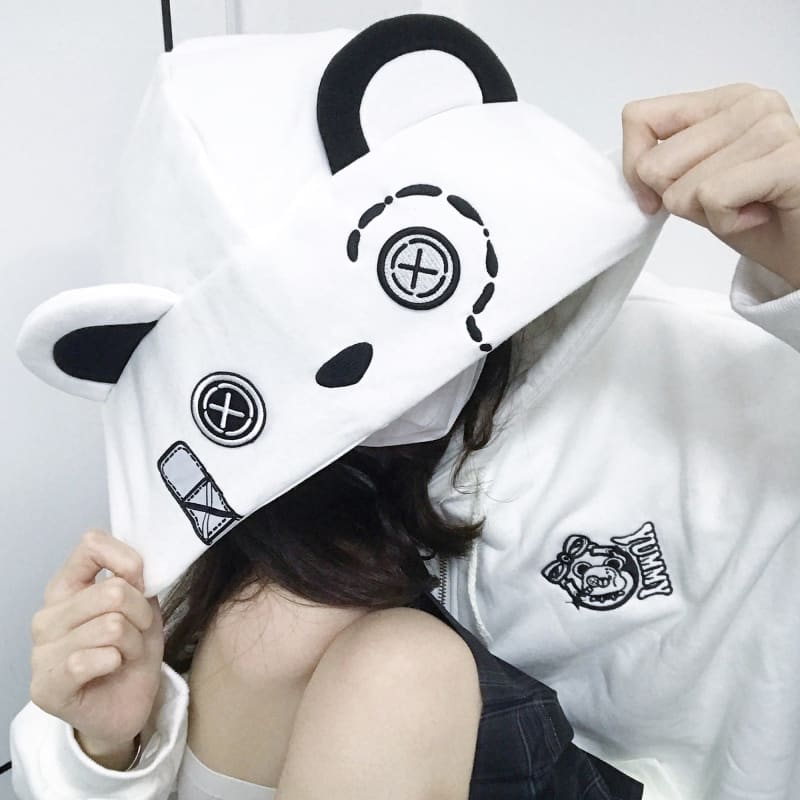 Harajuku Kawaii Broken Bears Hoodie ON600