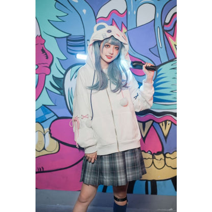 Harajuku Kawaii Broken Bears Hoodie ON600 - Hoodie