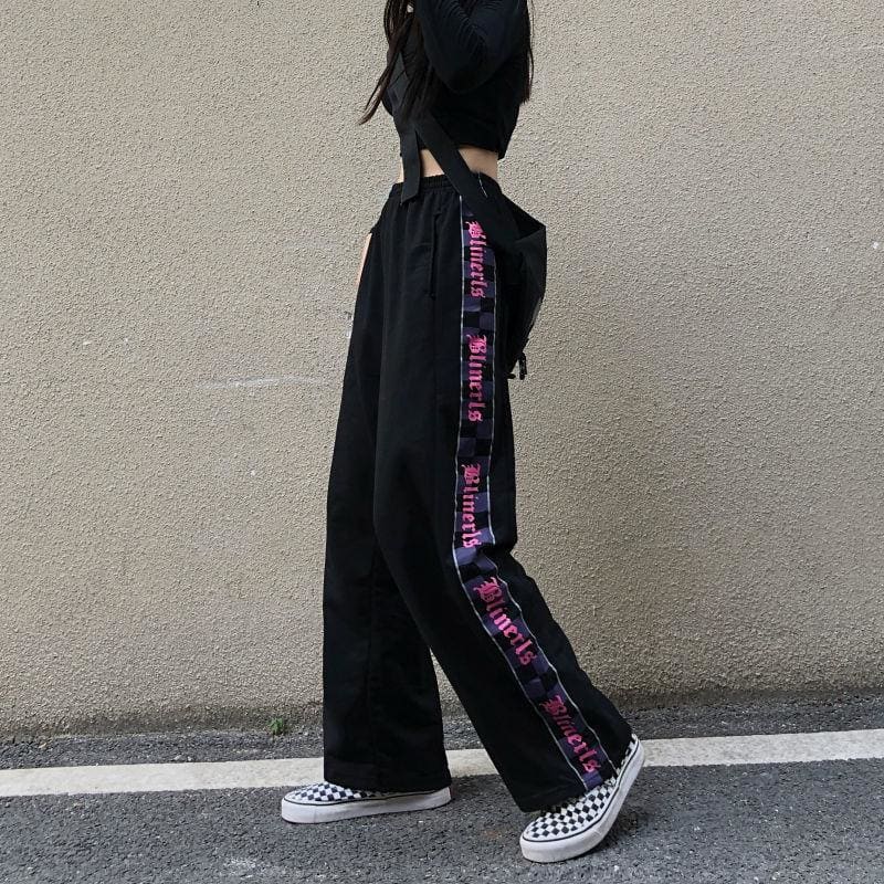 Harajuku Streetwear Print Jogging Sweatpants - Egirldoll