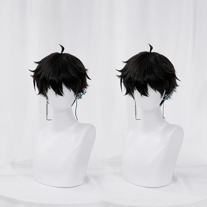 Honkai Star Rail Dan Heng Black Short Cosplay Wig ON790 -