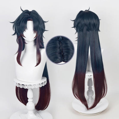 Honkai Star Rail Gradient Blue Red Blade Cosplay Wig ON828 -