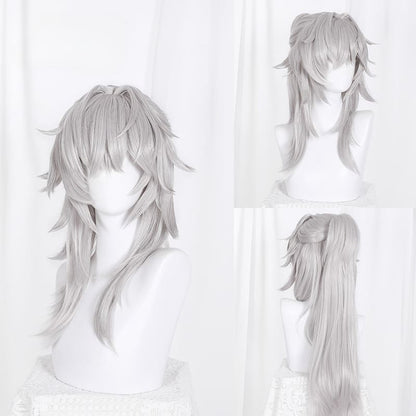 Honkai Star Rail Jing Yuan Cosplay Silver Wig ON800 - F