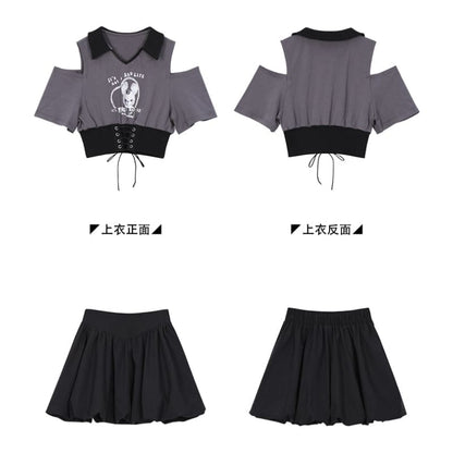 It's not a Bad Life Rabbit Bunny Top/Bubble Skirt E19022 - Egirldoll