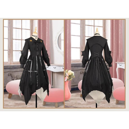 Japanese Fashion Lantern Sleeve Gothic Lolita Cosplay Dress BE005 - Egirldoll