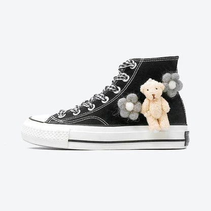 Japanese Hand Made Bear High Top Sneaker EG16743 - Egirldoll