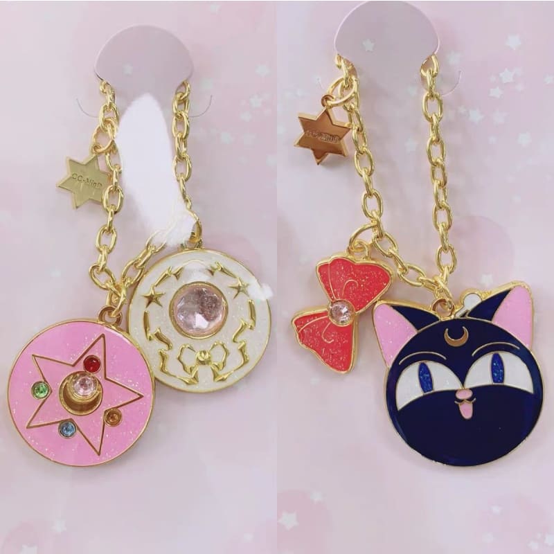 Japanese Kawaii Anime Sailor Moon Key Chain Pendant SP16371 - Egirldoll