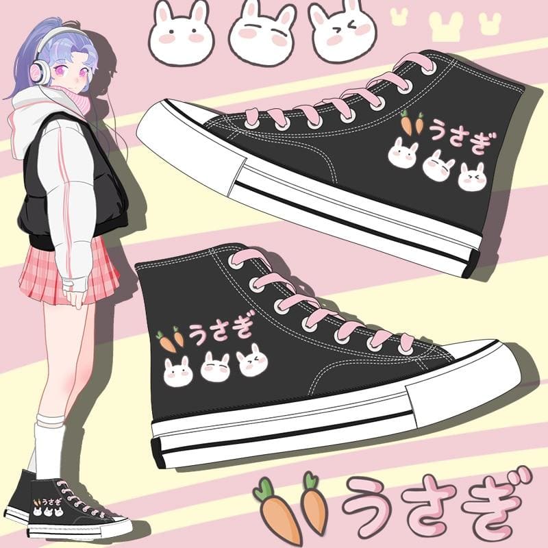 Japanese Rabbit Cartoon Anime Shoes EG17053 - Egirldoll