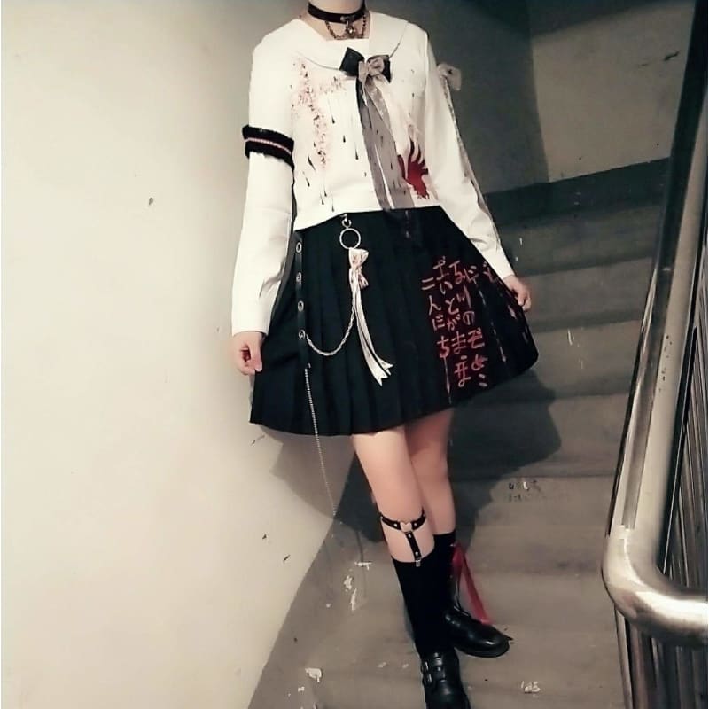 Japanese Sailor Suitbloody JK Orthodox Uniform SE0728 - Egirldoll