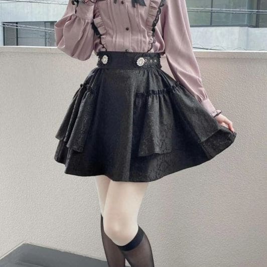 Jirai Kei Cute Black Pink Lovely Japanese Fashion Outfit