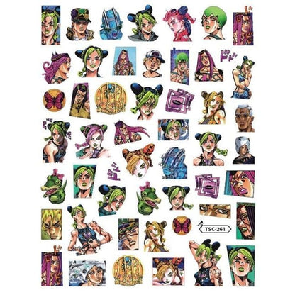 JO HERO TSC Cute Stone Age 3D Nail Art Finished Sticker Patch BE022 - Egirldoll