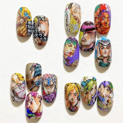 JO HERO TSC Cute Stone Age 3D Nail Art Finished Sticker Patch BE022 - Egirldoll