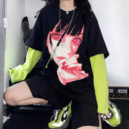 Kakegurui Jabami Yumeko Anime Harajuku T-shirt EG16309 - Egirldoll