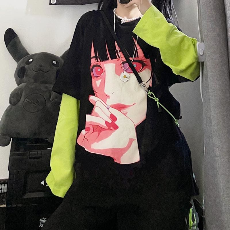 Kakegurui Jabami Yumeko Anime Harajuku T-shirt SP16309 - Egirldoll