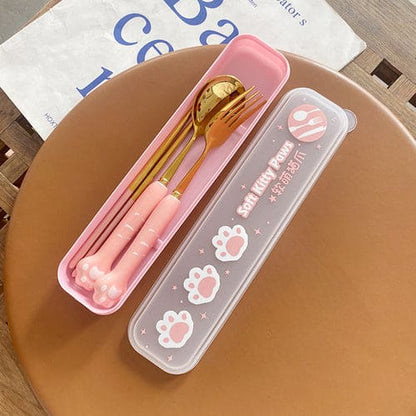 Kawaii Anime Cat Paw Spoon Set ON167 - Egirldoll