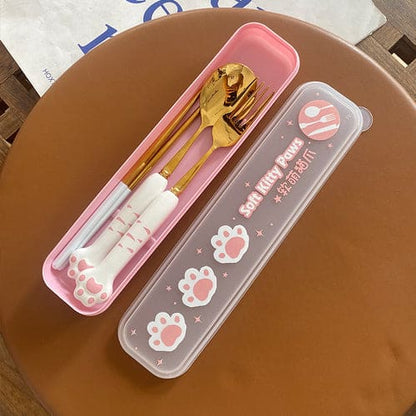 Kawaii Anime Cat Paw Spoon Set ON167 - Egirldoll