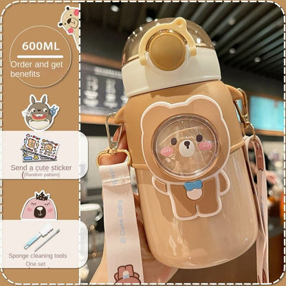 Kawaii Capsule Animals Water Bottles ON528 - Egirldoll