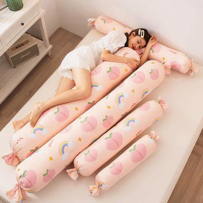 Kawaii Comfy Pastel Peaches Plush Hold Hug Pillow SP16441 - Egirldoll