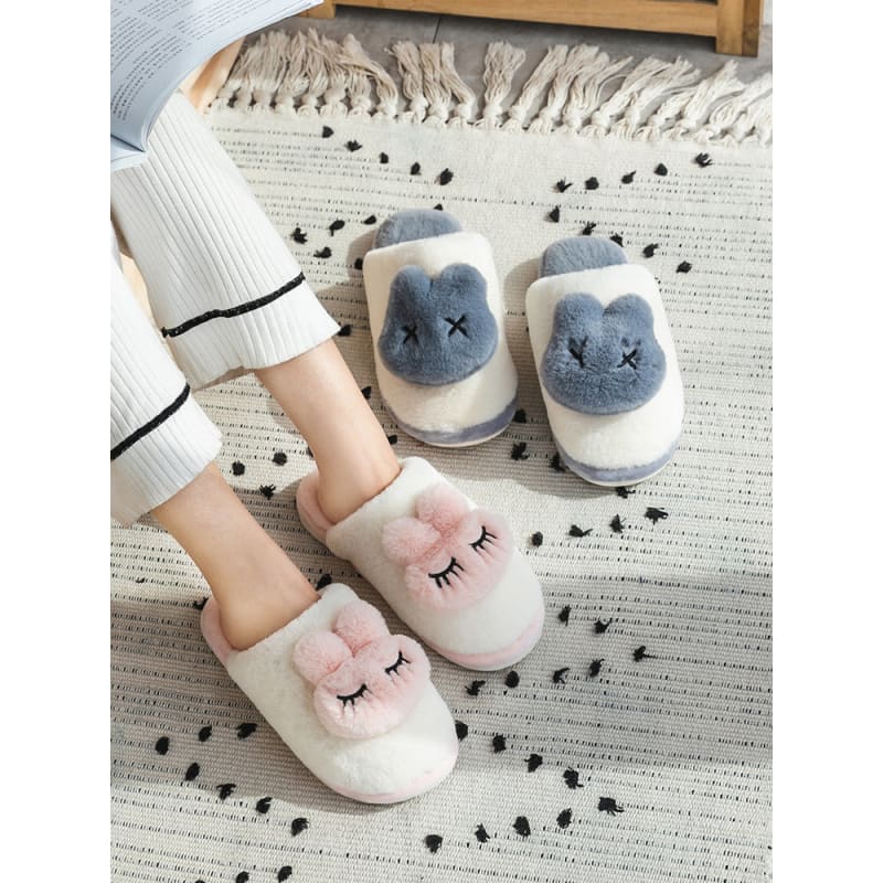 Kawaii Cute Aimal Lovers' Slippers ME40 - Egirldoll