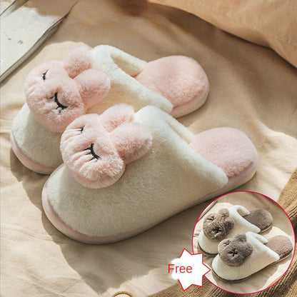 Kawaii Cute Aimal Lovers' Slippers ME40 - Egirldoll