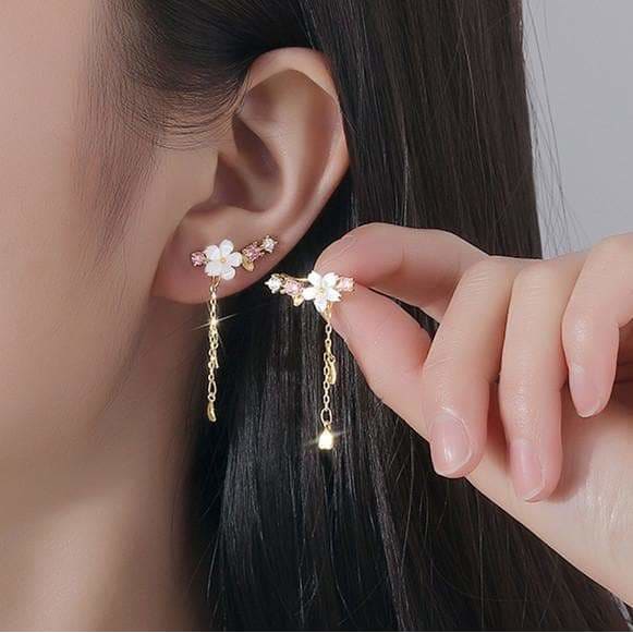 Kawaii Fashion Sakura Cute Earring Clip SP16166 - Egirldoll