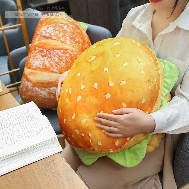 Kawaii Hamburger Cute Plushie Cushion ON376 - Egirldoll