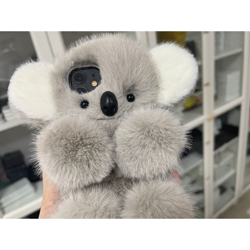 Kawaii Koala Fluffy Phone Case ON605 - phone case