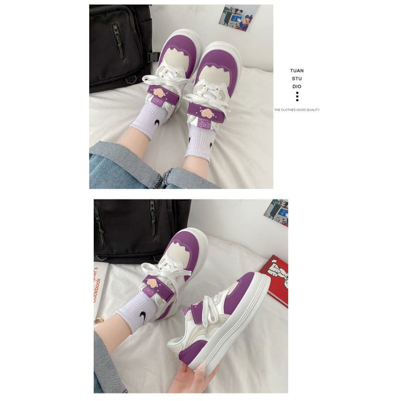 Kawaii Lolita White Spring Sport Shoes SP16666 - Egirldoll