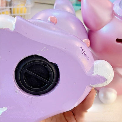 Kawaii Pastel Purple Pink Kuromi Pen Holder and Coin Bank ON543 - Egirldoll