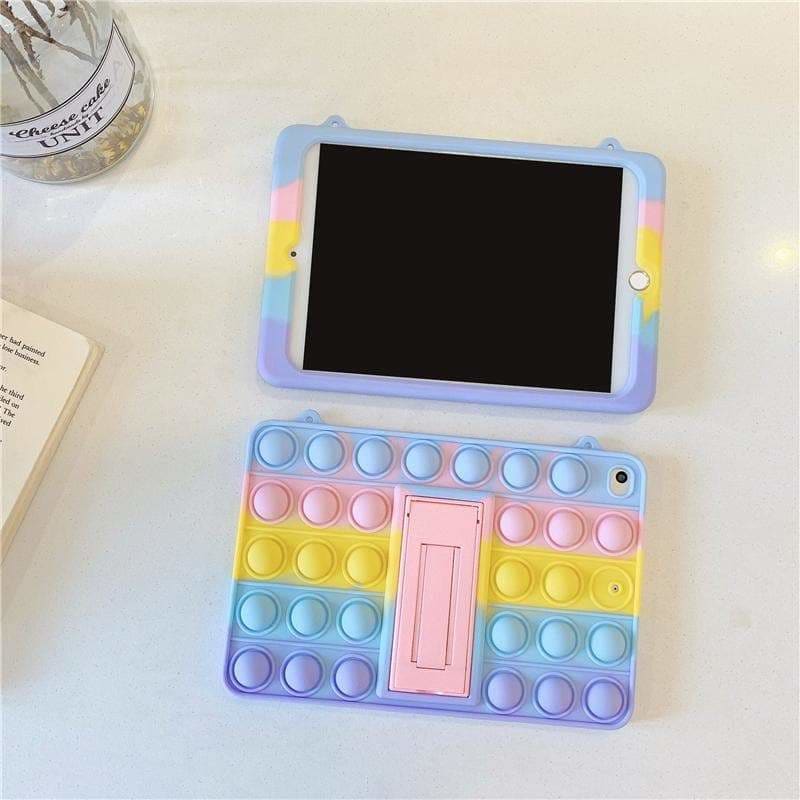 Kawaii Pastel Rainbow Cute Ipad Protect Case SS1622 - Egirldoll