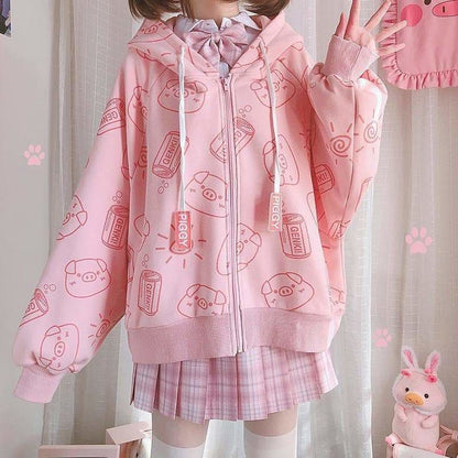 Kawaii Piggy Coat SP15711 - Egirldoll