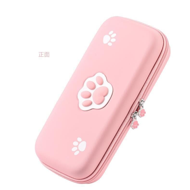Kawaii Pink Cat Pastel Cute Paw Switch Protect Case and Store Bag SP16187 - Egirldoll