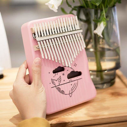 Kawaii Pink Pastel Whale Kalimba Thumb Instrument SP16013 - Egirldoll