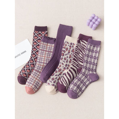 Kawaii Purple Comfy Socks ON355 - Egirldoll