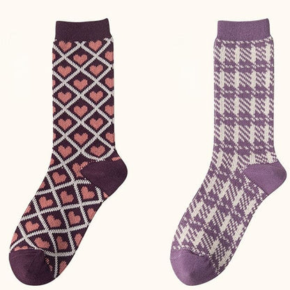 Kawaii Purple Comfy Socks ON355 - Egirldoll