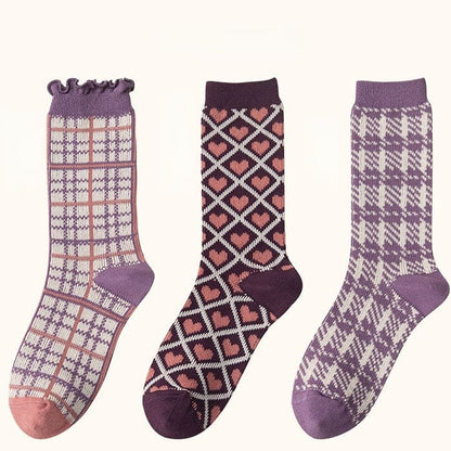 Kawaii Purple Comfy Socks ON355 - Egirldoll