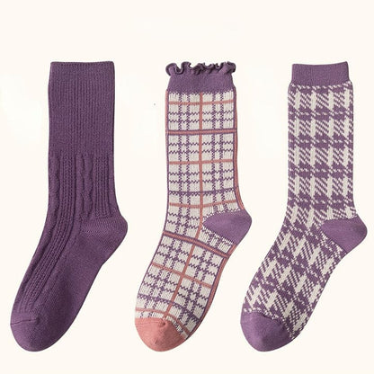 Kawaii Purple Comfy Socks ON355 - Egirldoll