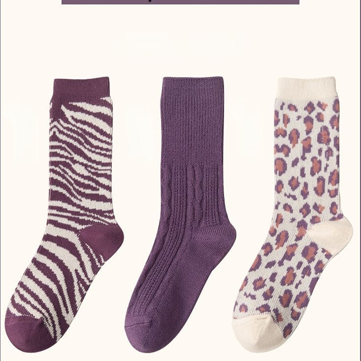 Kawaii Purple Comfy Socks ON355 - Egirldoll
