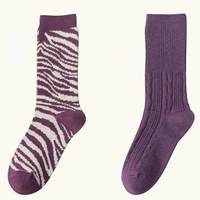 Kawaii Purple Comfy Socks ON355 - Egirldoll