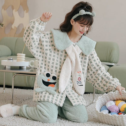 Kawaii Styles Lovely Cartoon Plush Pajamas ON265 - Egirldoll